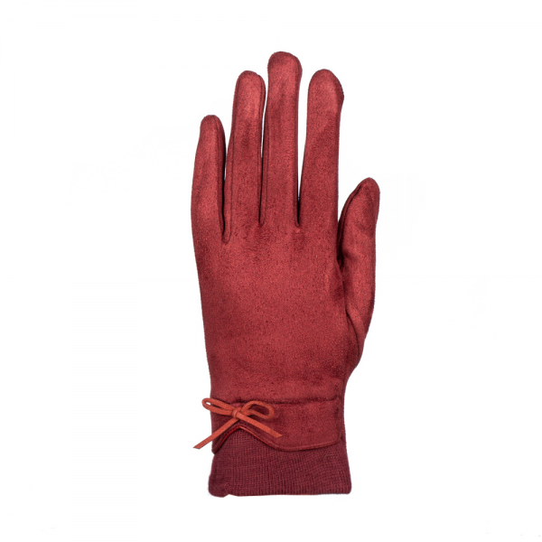 Γυναικεία γάντια Filia κόκκινα - Kalapod.gr